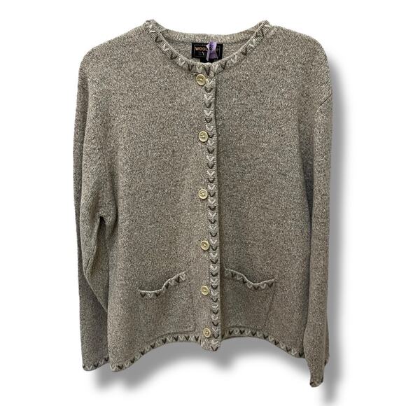 Woolrich buttoned sweater cardigan - Picture 1 of 4